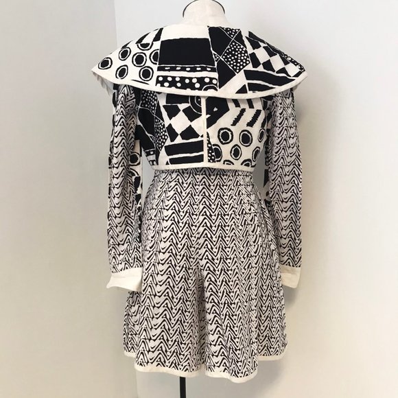 Vintage 90s 6 Linen Art Print Hip Hop 2 Piece Set - Picture 9 of 16